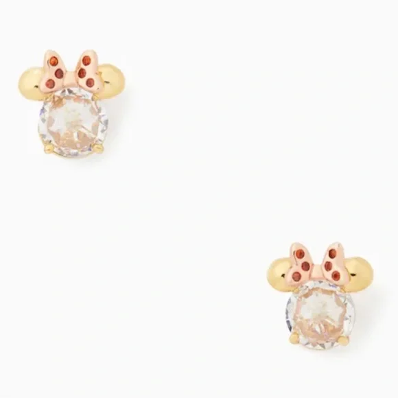 Disney x Kate Spade New York Minnie Mouse Studs - Picture 1 of 3